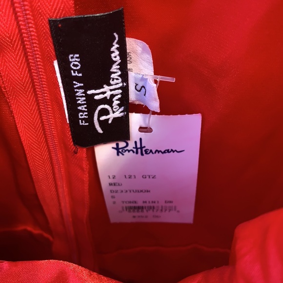 Franny for Ron Herman size small retro dress vibtage twiggy 60s 70s - Picture 3 of 8